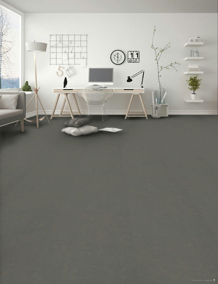 Homeoffice mit natürlichem Licht und stilvollem Einrichtungskonzept – ideal kombiniert mit Design-Naturböden und Wandpaneelen von ZIPSE.